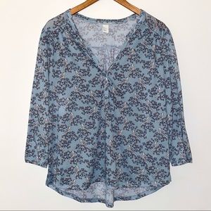 H&M Bird Print Top